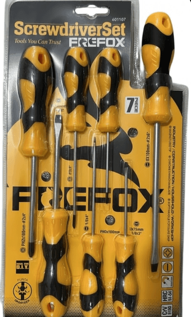 Tournevis silicone firefox 7 pcs