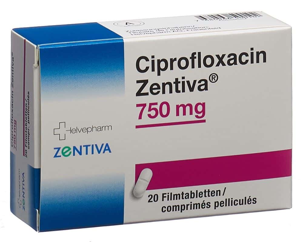 CIPROFLOXACINE UBI 750MG CH C975
