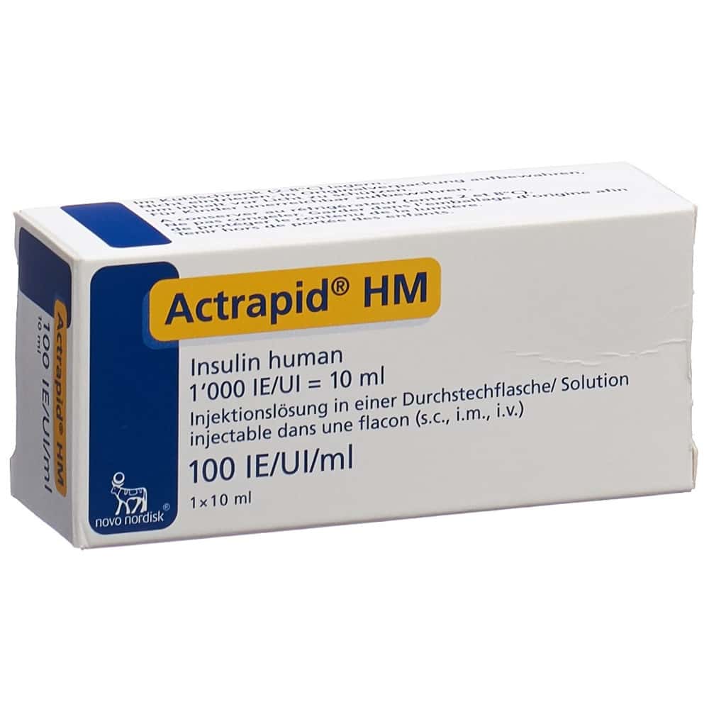 INSULINE ACTRAPID HM 100UI FL/10ML