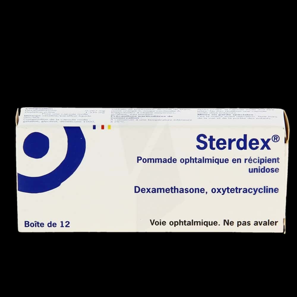 STERDEX POMMADE OPHT CAPS BT12