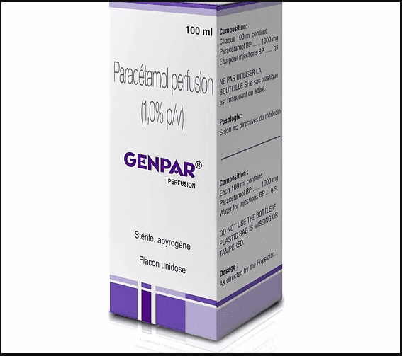 GENPAR INJ IV 1000MUI FL 100ML