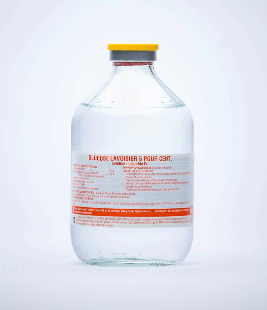 GLUCOSE 5% SOL INJ FL 500ML