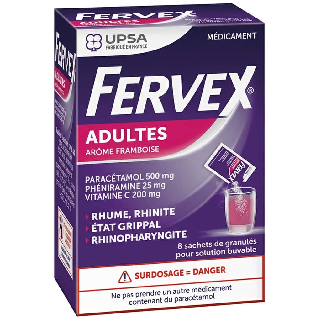 FERVEX ADULTE GLES SACH 8