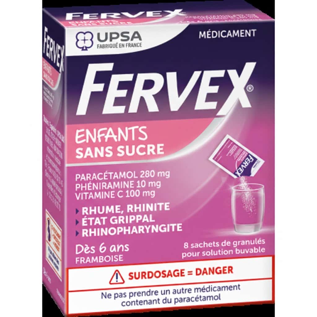 FERVEX ENF GLES SACH 8