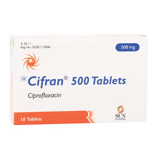 CIFRAN 500MG CPR BTE 10