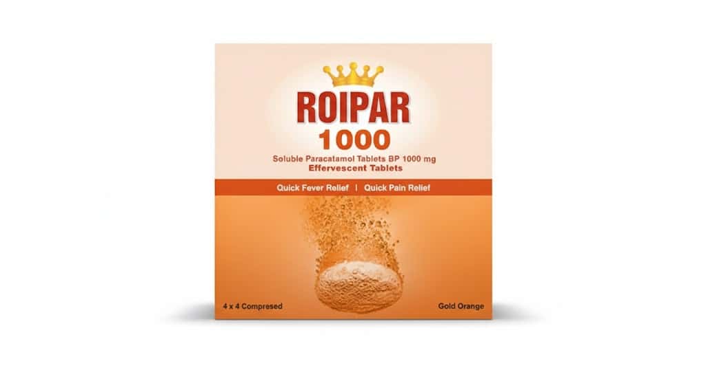 ROIPAR 1000MG CP EFF BT/8