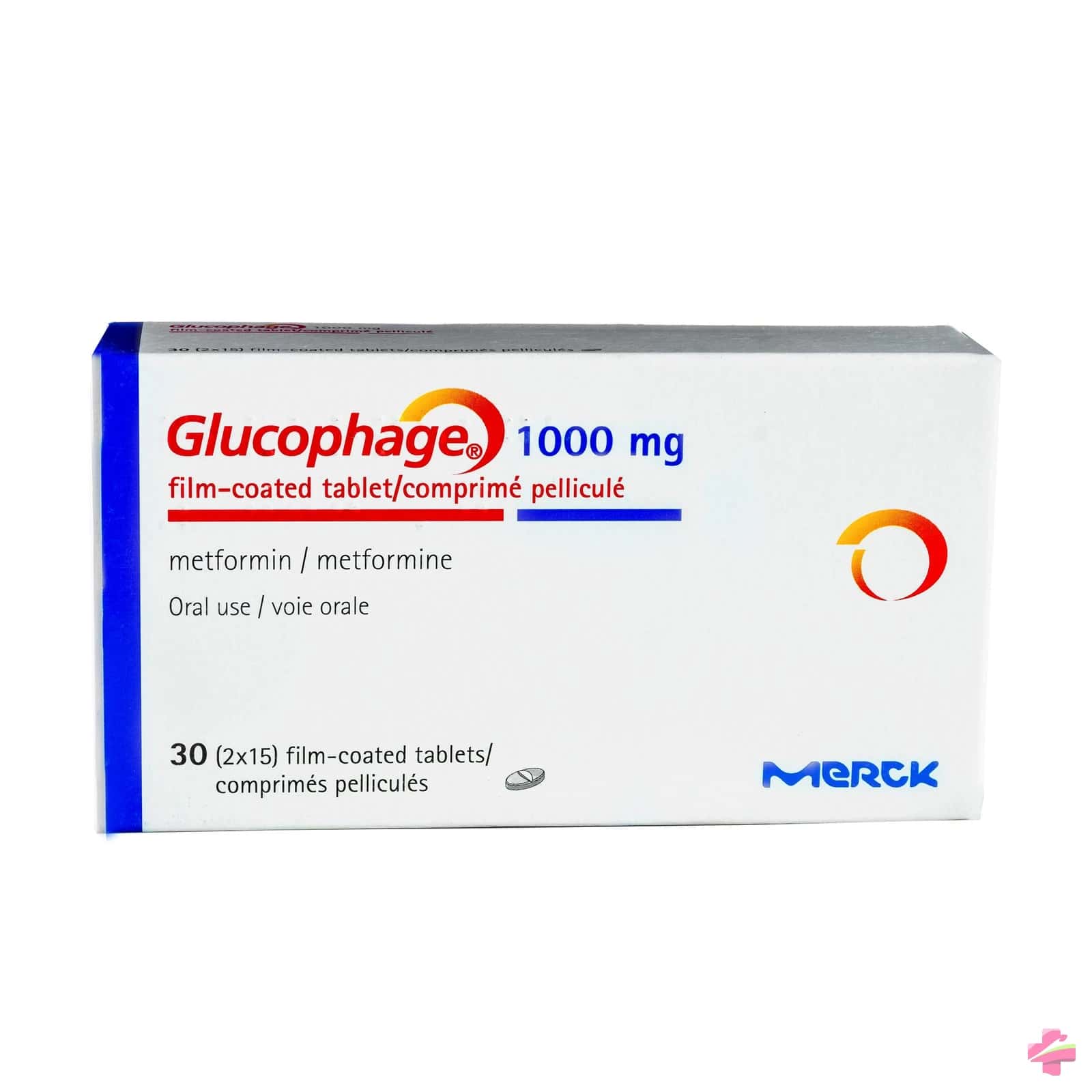 GLUCOPHAGE 1000MG CP B/30