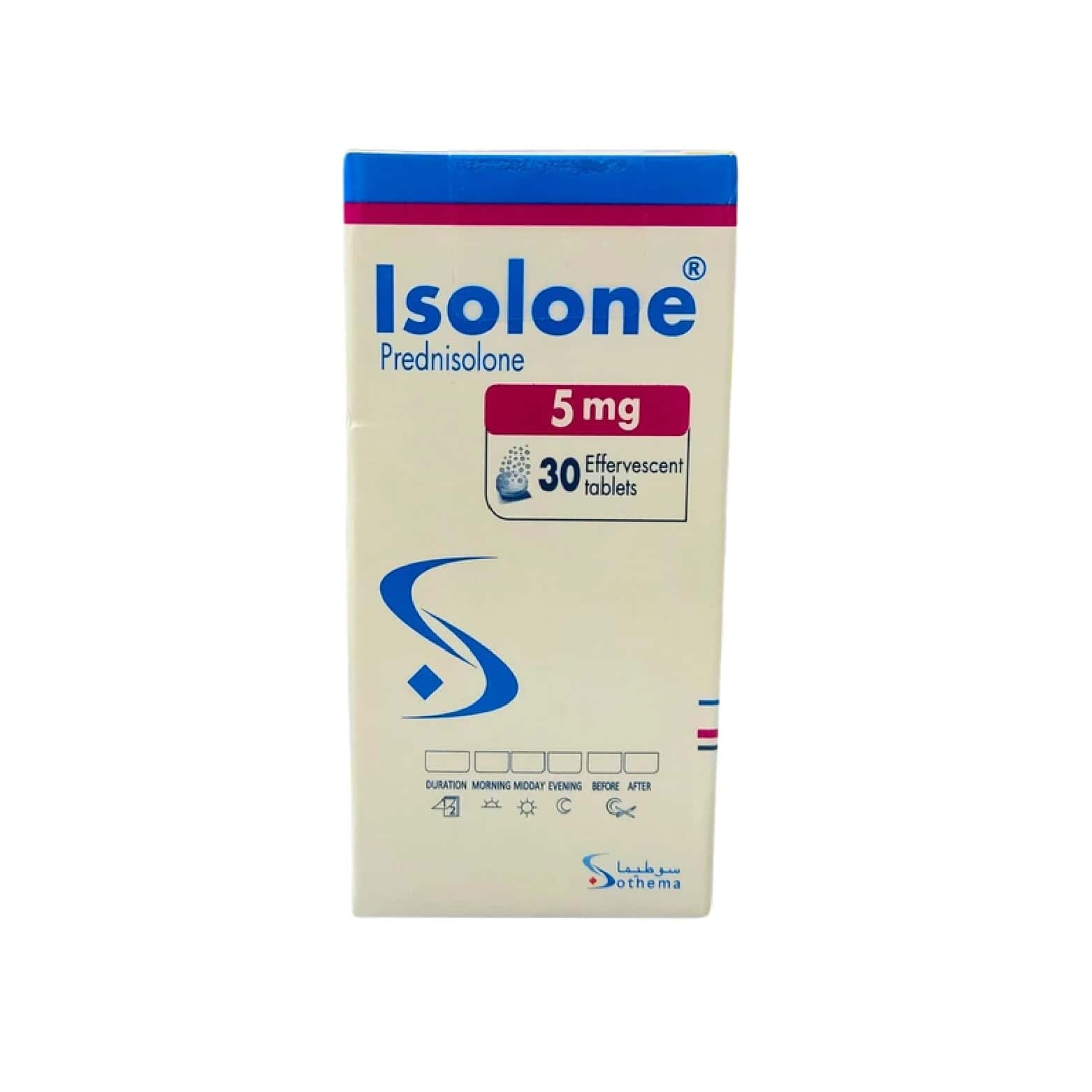 ISOLONE 5MG CP EFFERV