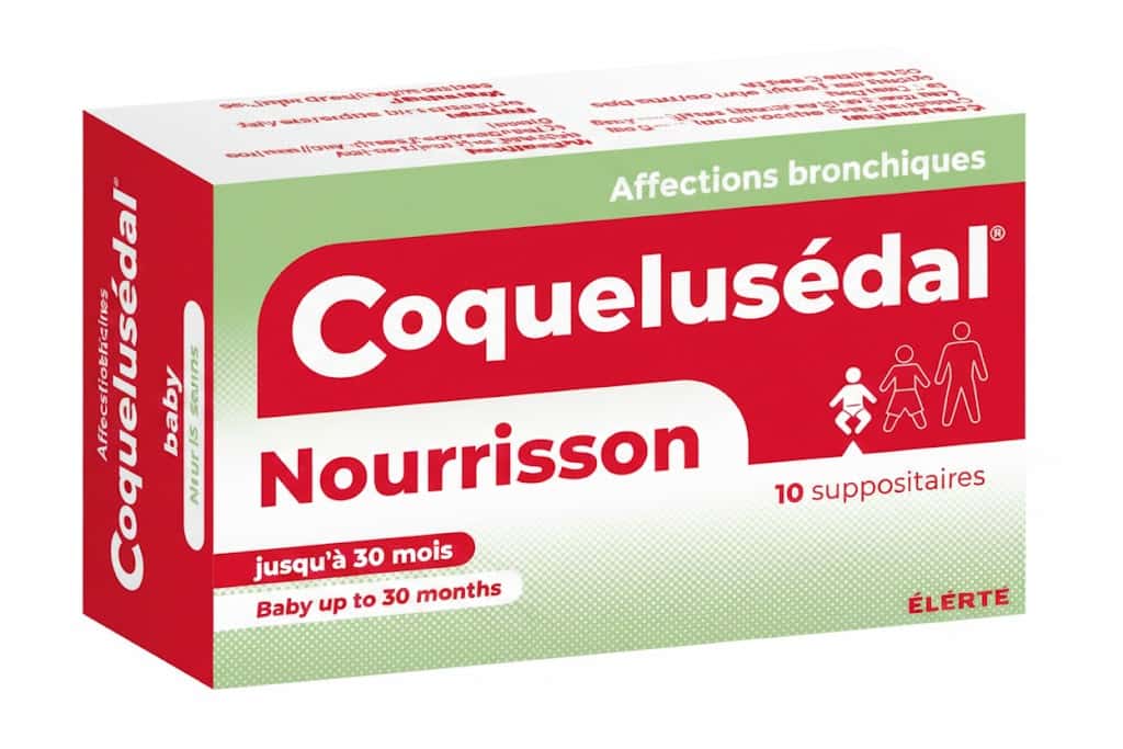 COQUELUSEDAL NOURRISSONS SUPPO B/10