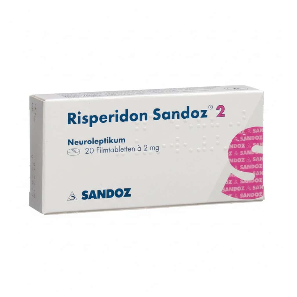 RISPERIDONE 2MG CPR PELL SEC B/20