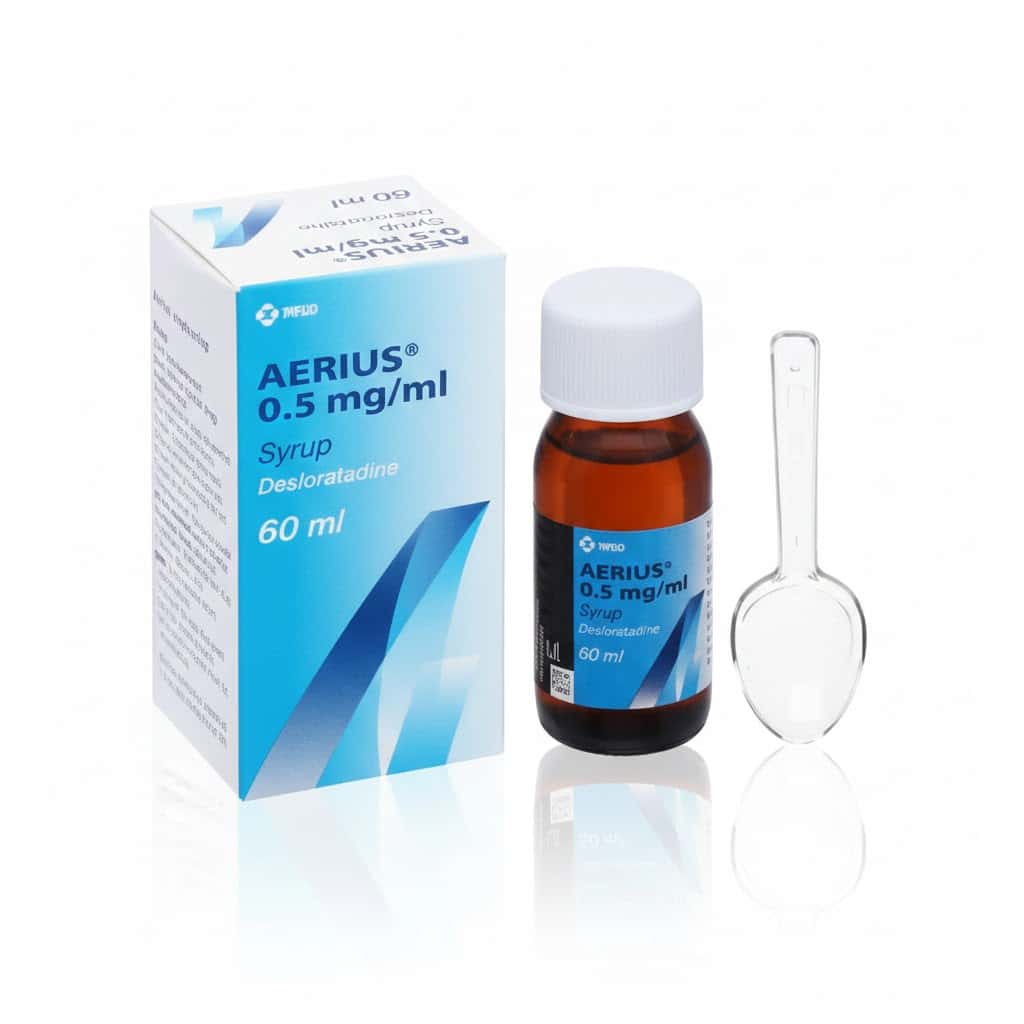 AERIUS 0,5MG SP F/60ML