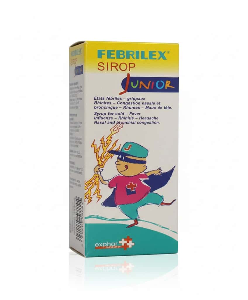 FEBRILEX 125MG/1MG/5ML JR SP F/150ML