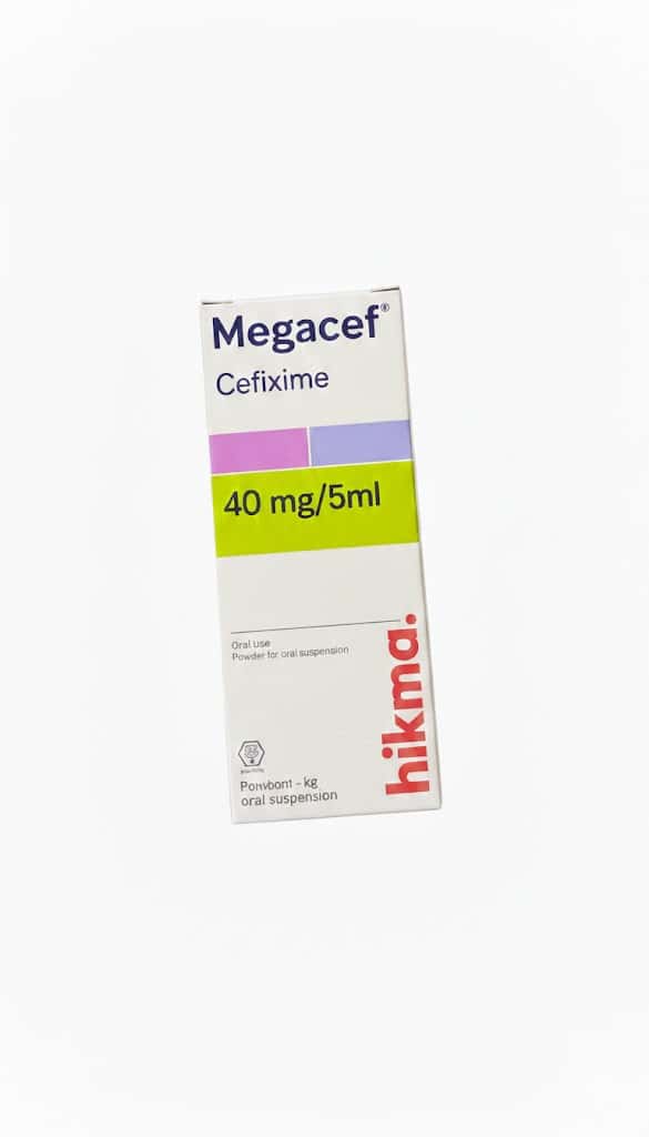 MEGACEF 40MG/5ML SUSP BUV 60ML