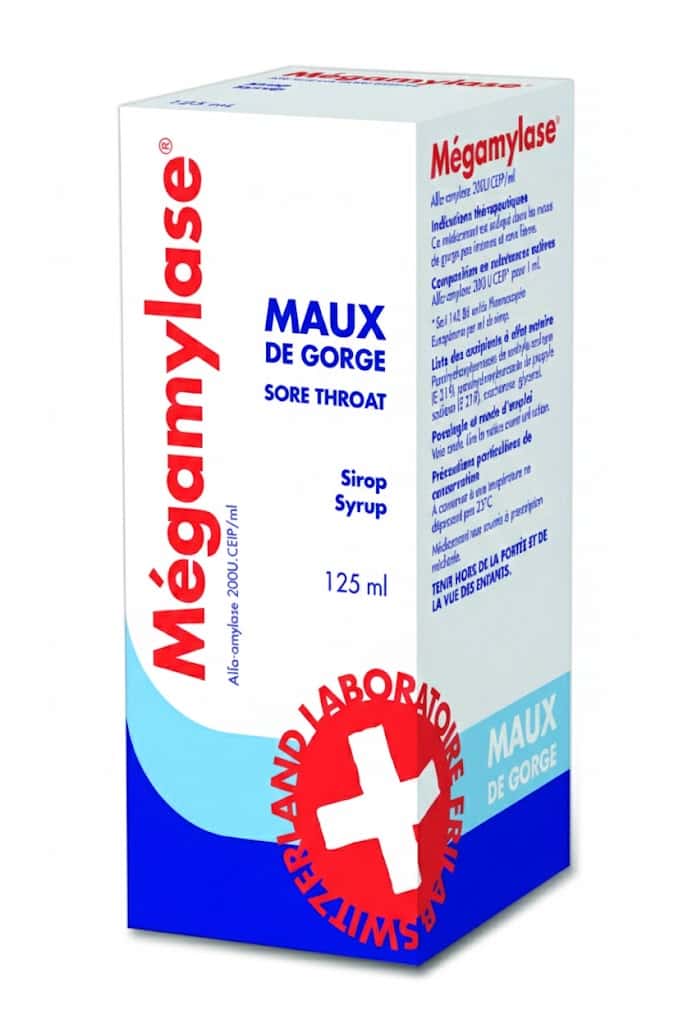 MEGAMYLASE SIROP FL/125ML