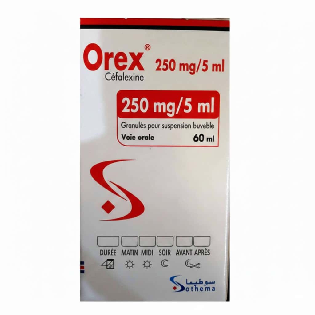 OREX 250MG SP FL/60ML