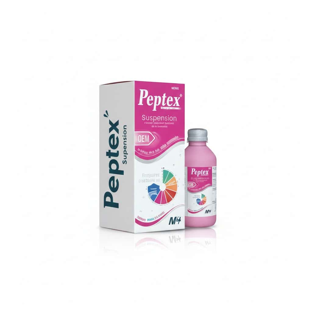 PEPTEX 250MG/250MG/50MG SUSP BUV F/...
