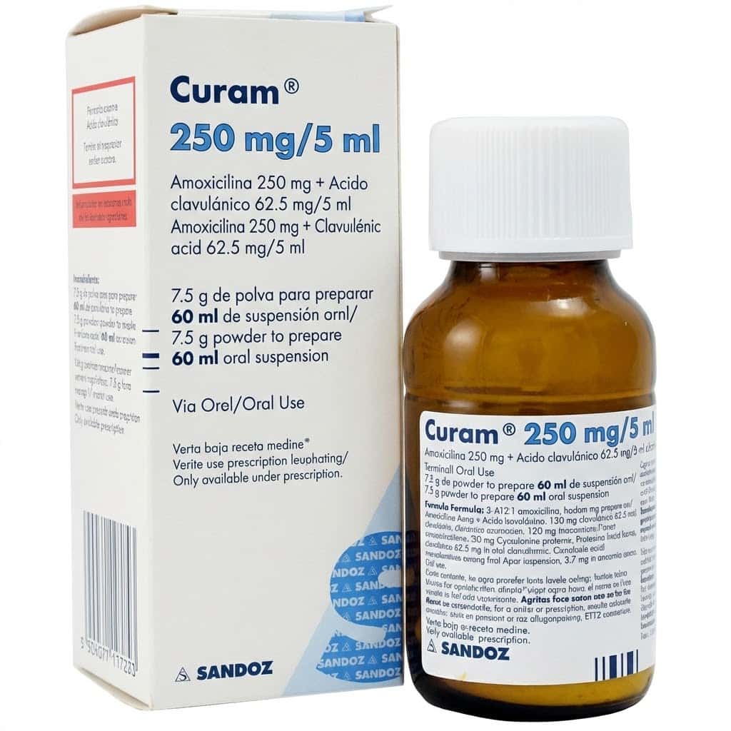 CURAM 250MG/5ML SP ENF F/60ML