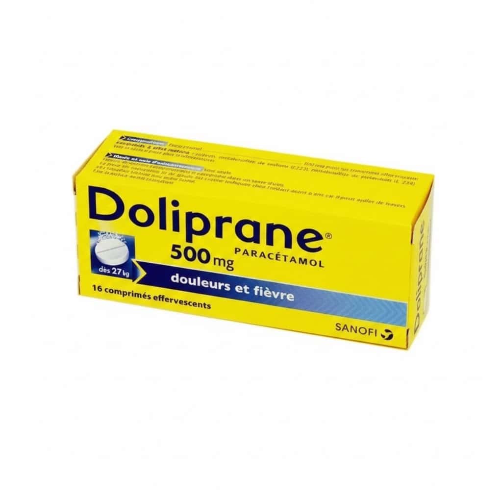DOLIPRANE 500MG CPR EFFV BT 16