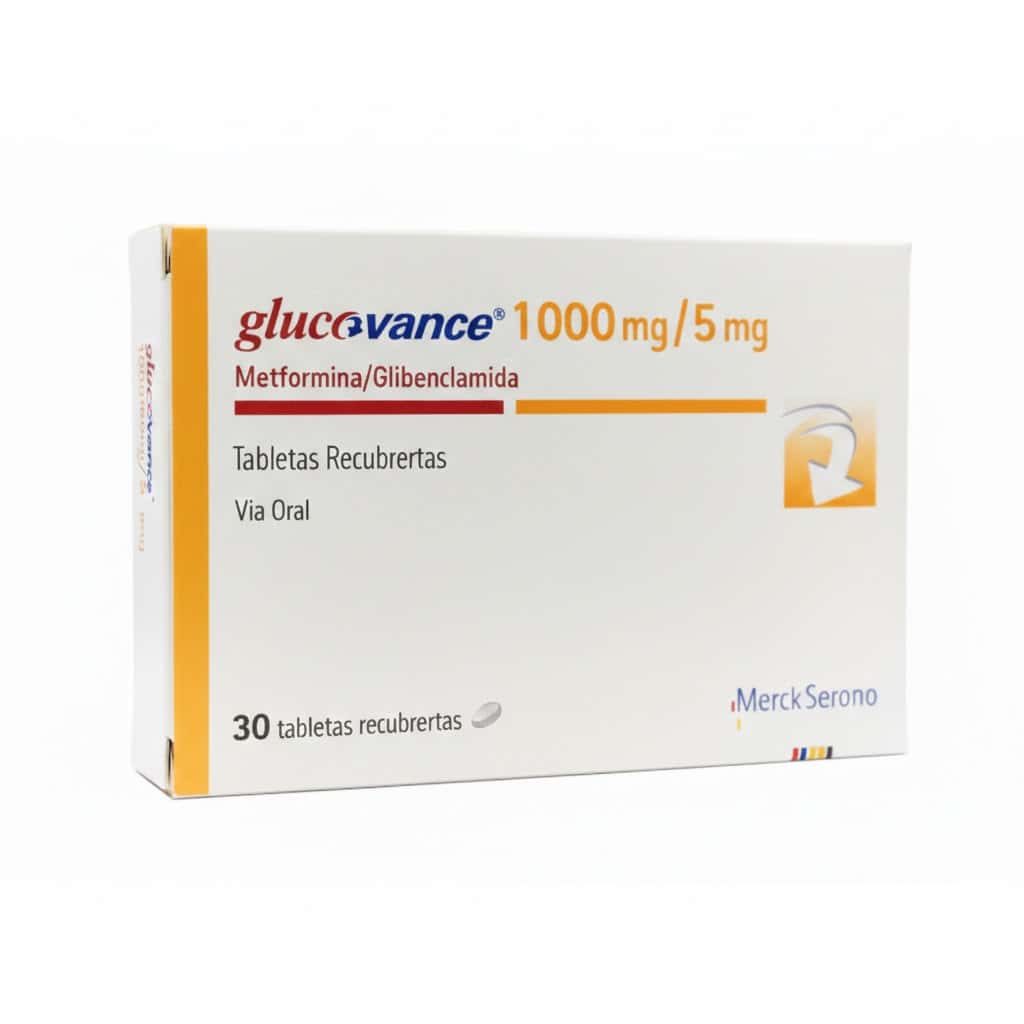 GLUCOVANCE 1000MG/5MG CP B/30