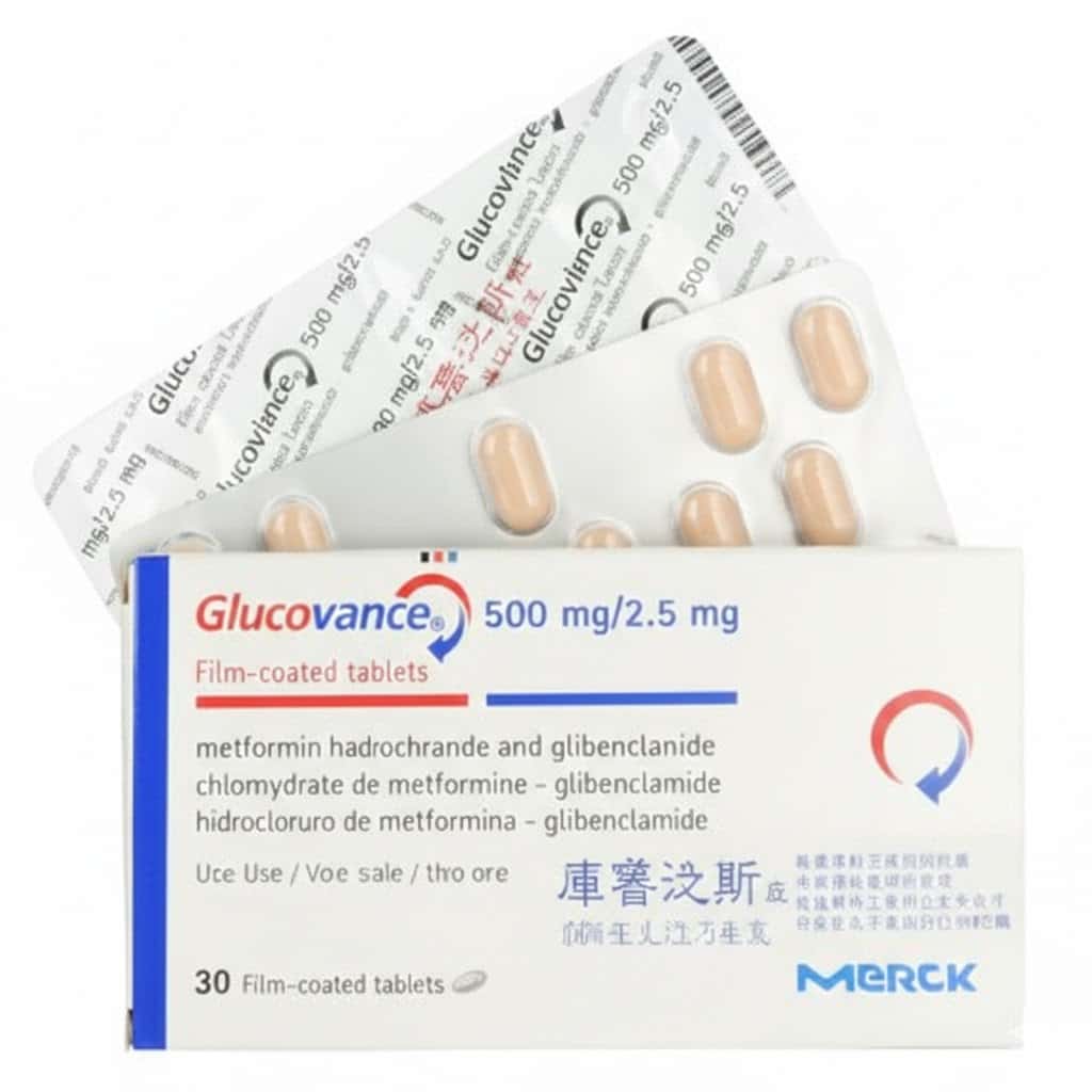 GLUCOVANCE 500MG/2.5 CP B/30