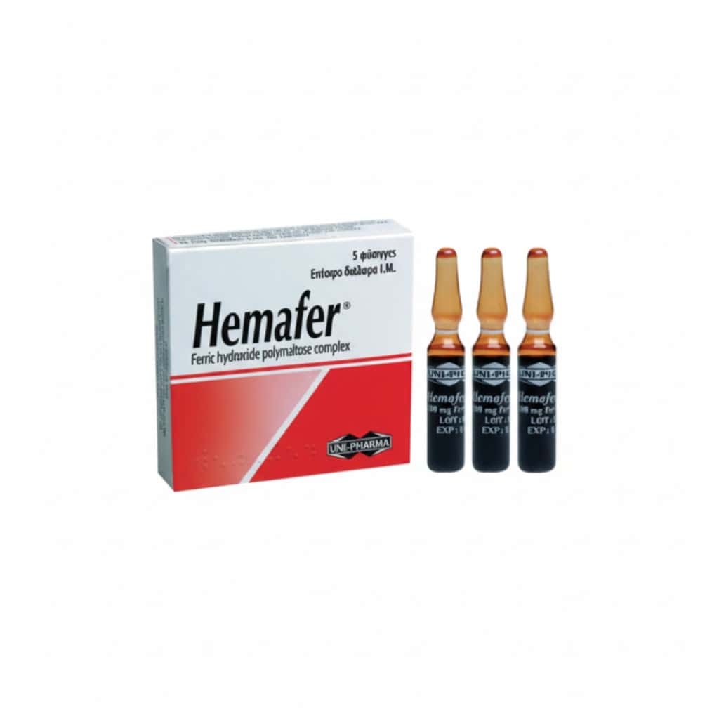 HEMAFER INJ 100MG/5ML B/5