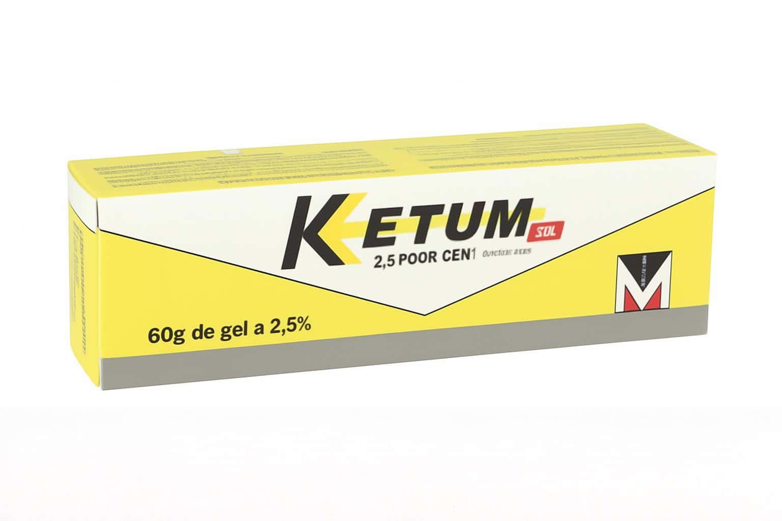 KETUM 2,5% GEL TUBE 60G