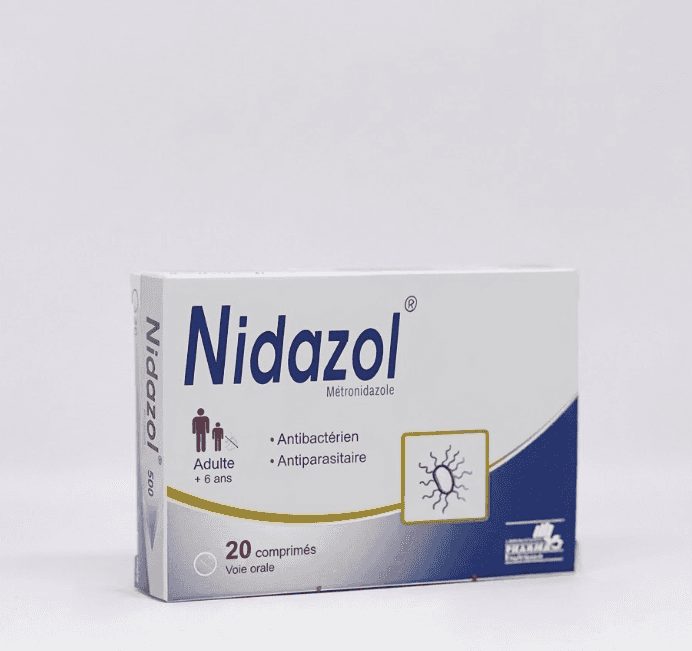 NIDAZOL 500MG CP BT 20
