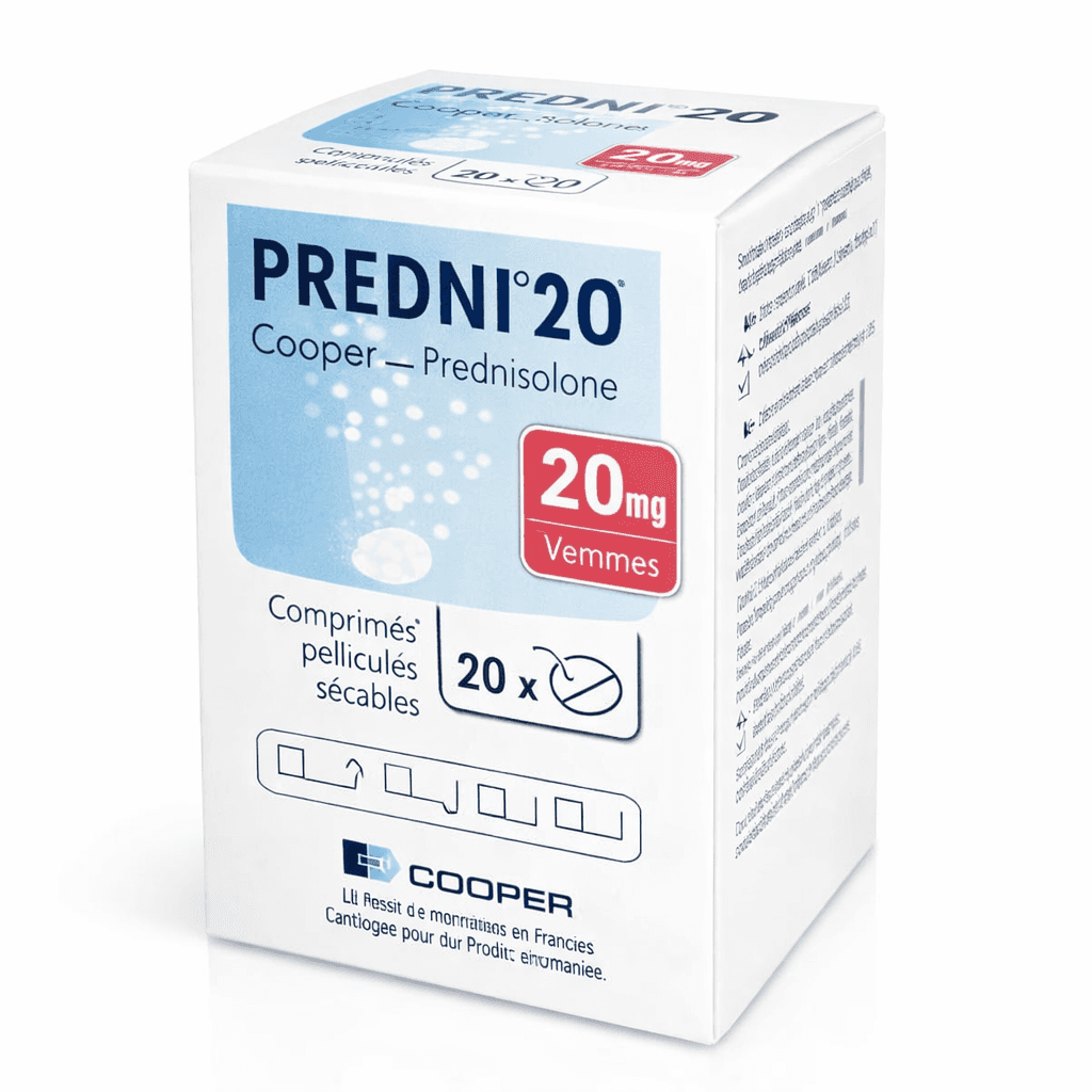 PREDNI CPR EFFV 20MG BT 20