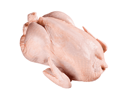 Poulet en entier environ 1kg ou 1kg500