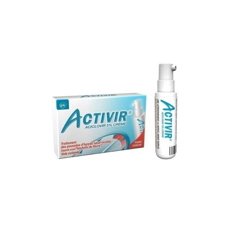 Activir 5% Crème - Tube de 2g