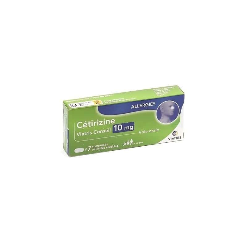 Cetirizine 10 mg comprimés