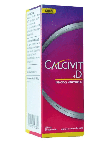 CALCIVIT (Calcium + Vitamine D3 + Zinc) Suspension ANTILLA (lot de 2)