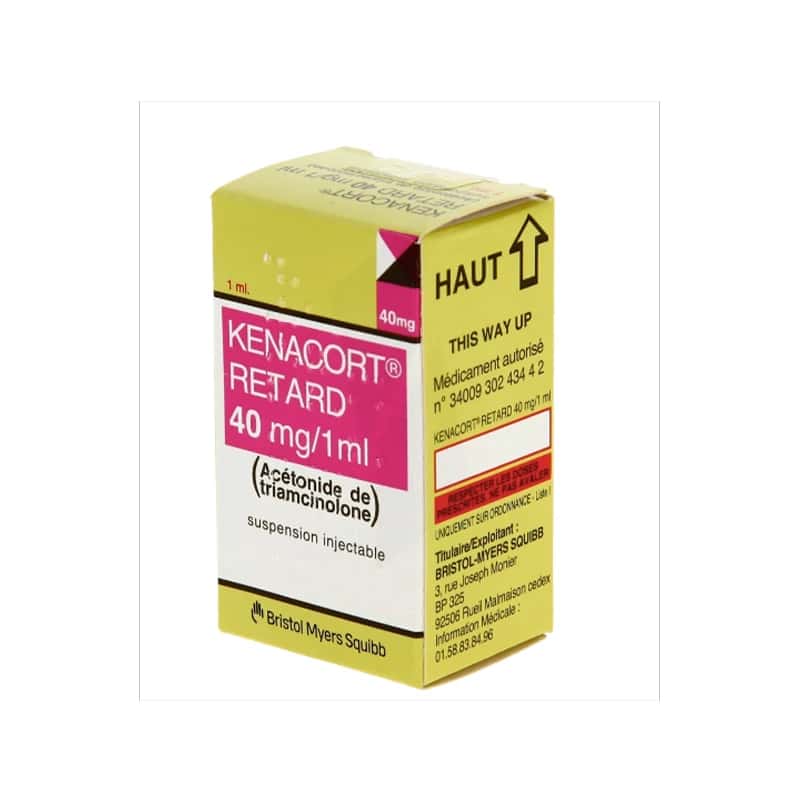 Kenacort Injection 40mg/1ml - Boîte de 1 ampoule