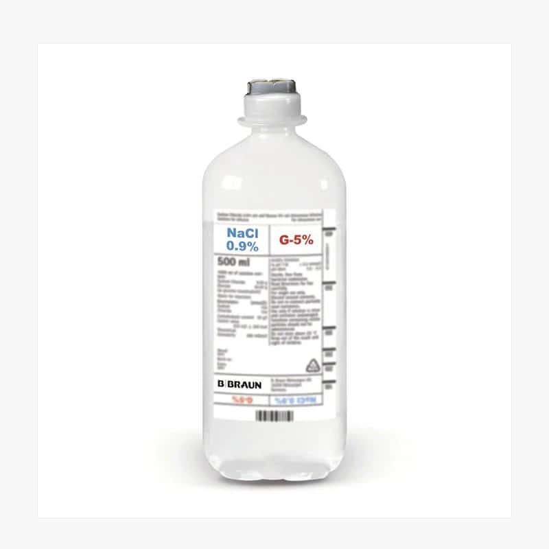 SERUM COMPOSE NACL 0,9%+GLUC 5%