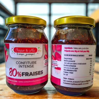 CONFITURE Artisanale de FRAISE 300g