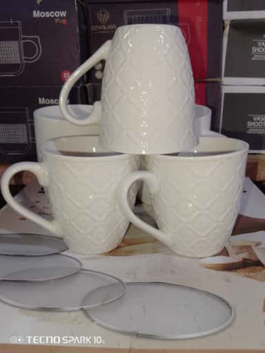 Tasse pop blanc