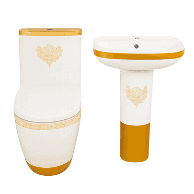 Ensemble WC à l’anglaise + lavabo