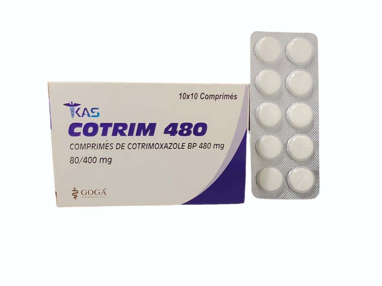 COTRIMOXAZOLE UBI 480MG CPR B/100