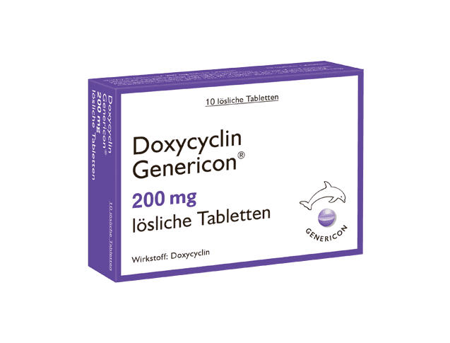 DOXYCYCLIN CREAT 200MG GELU BL10 CH