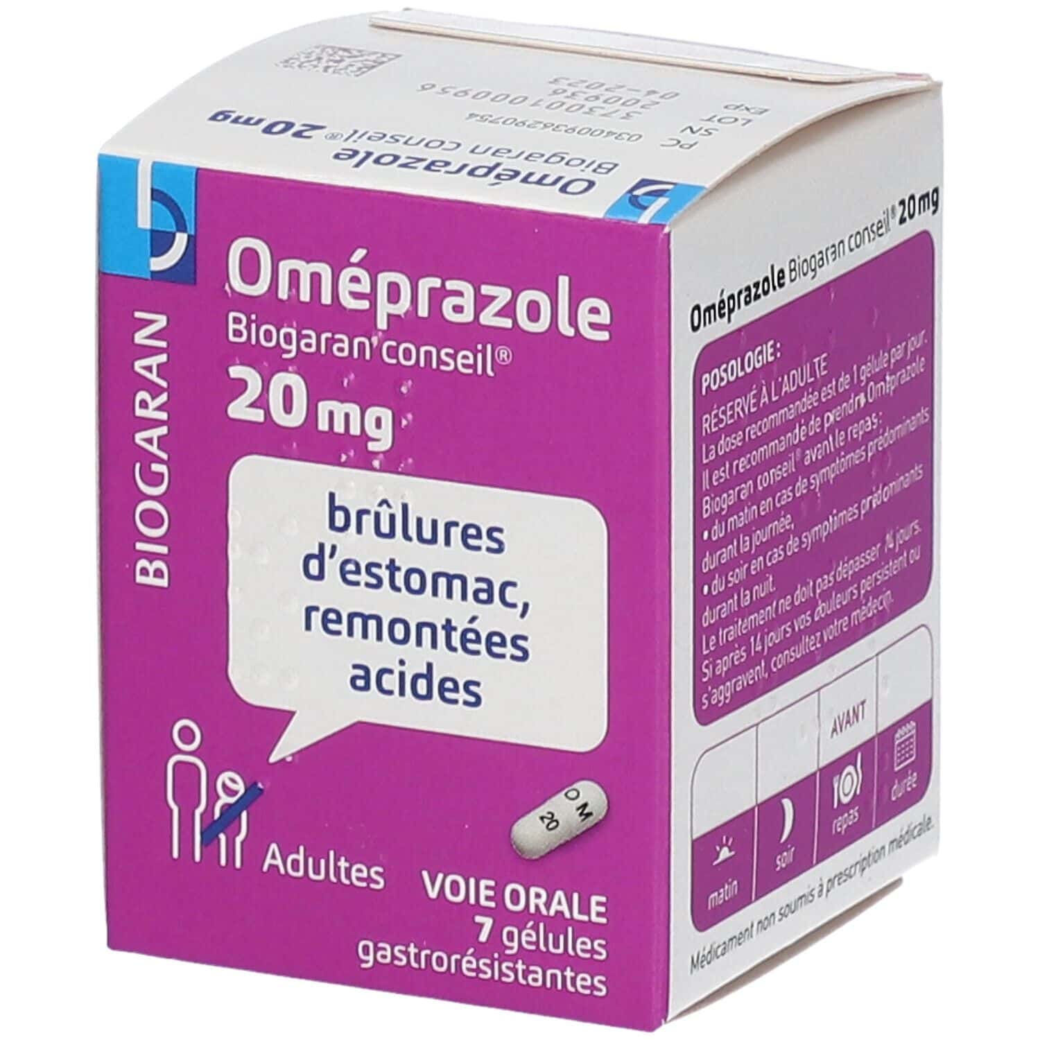 OMEPRAZOLE UBI 20MG CPR B/70