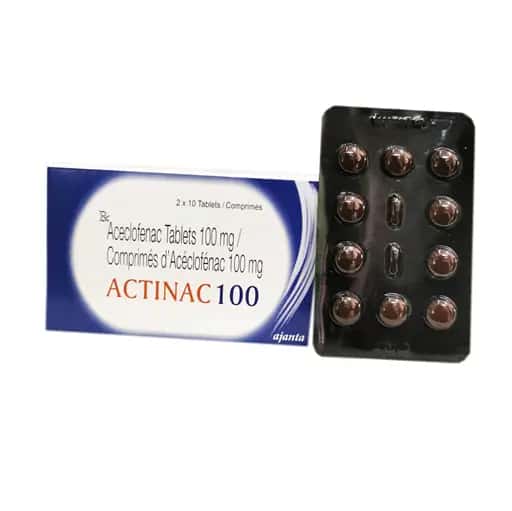 ACTINAC 100MG CP BT 30