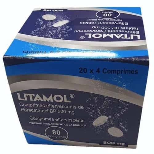 LITAMOL 500MG CPR EFFV B/80