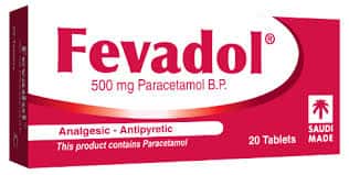FEVADOL 500MG CPR BT100