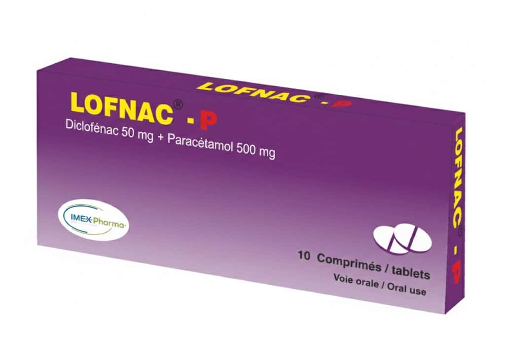 LOFNAC P 50MG/500MG CP B/10