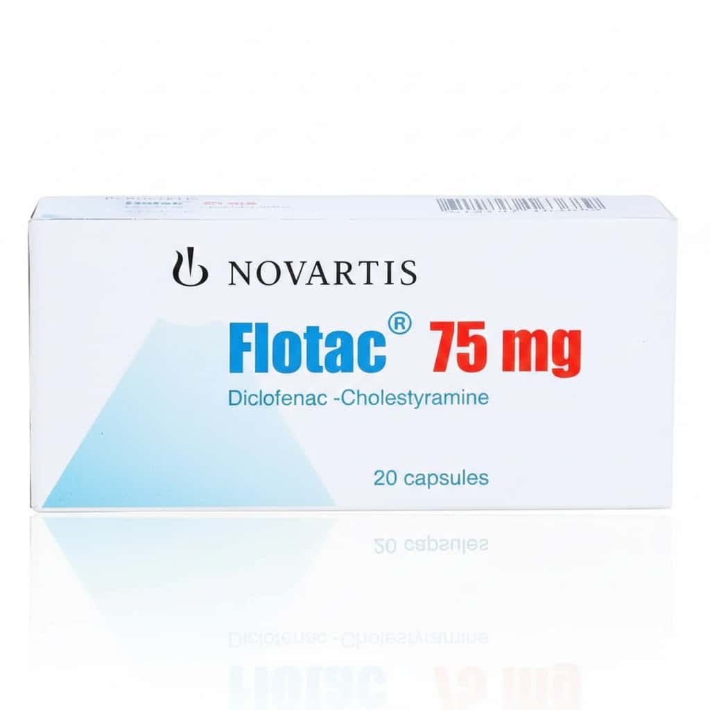 FLOTAC 75MG CP BT 20