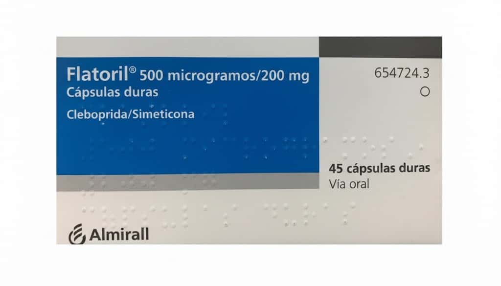 FLATORIL GEL 5MG/200MG B/45