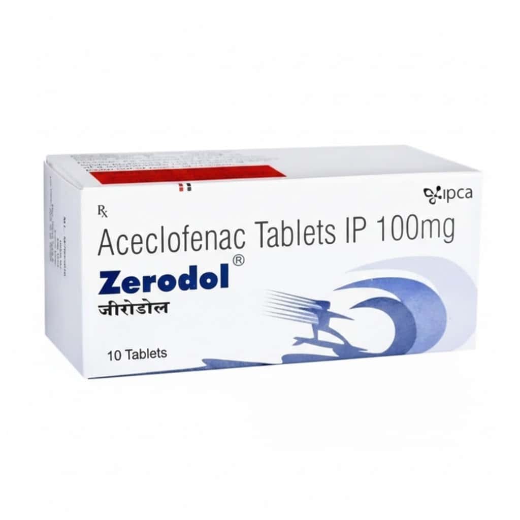 ZERODOL 100MG CP BT 10