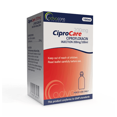 CIPROFLOXACINE UBI 100MG SOL INJ FL