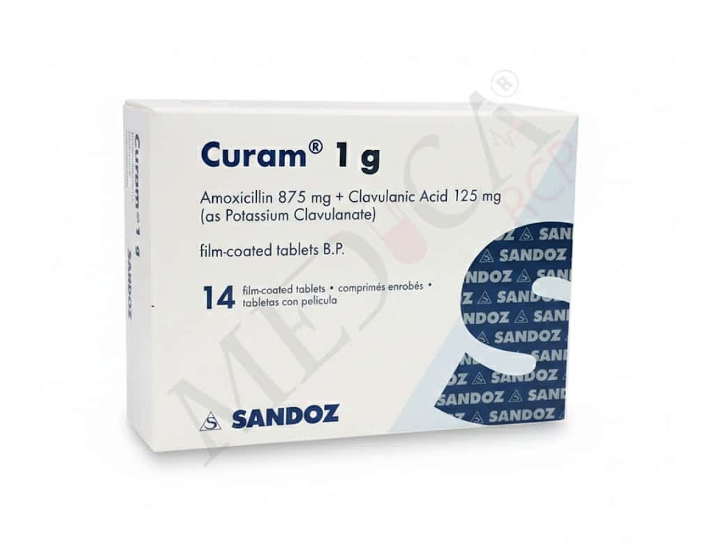 CURAM 1000 MG COMP ENROBE B/10