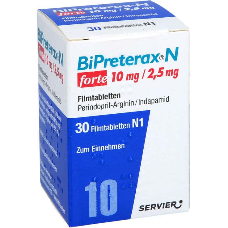 BIPRETERAX ARGININE 10MG/2,5 BT/30 CP